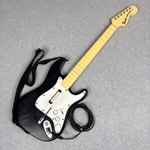 Rock Band Harmonix Fender Stratocaster Wired Guitar Controller Xbox 360 822152